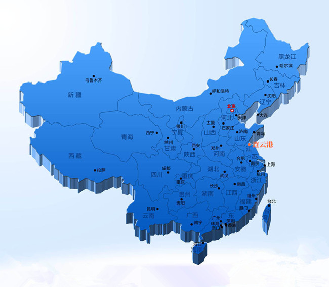 旅游攻略 江苏连云港地理位置     连云港市位于中国沿海中部,江苏省